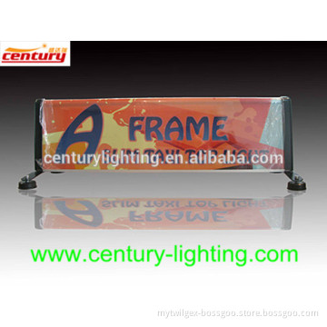 waterproof magnetic car/taxi advertising top lights sign light box